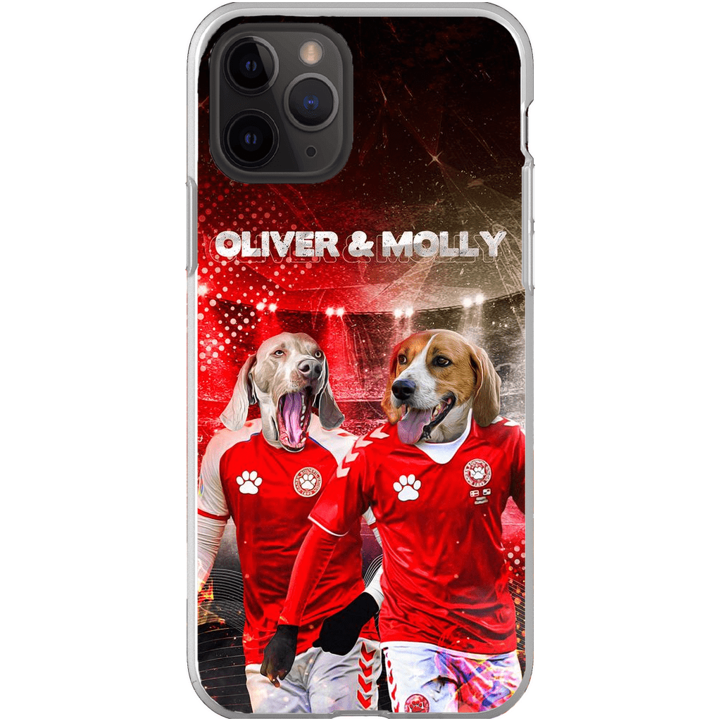 &#39;Denmark Doggos&#39; Personalized 2 Pet Phone Case