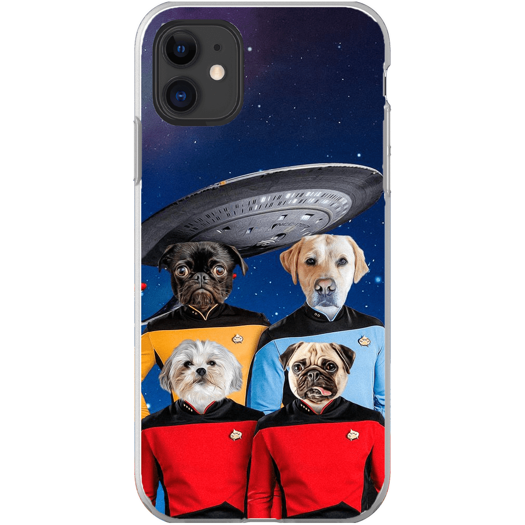 &#39;Doggo-Trek&#39; Personalized 4 Pet Phone Case