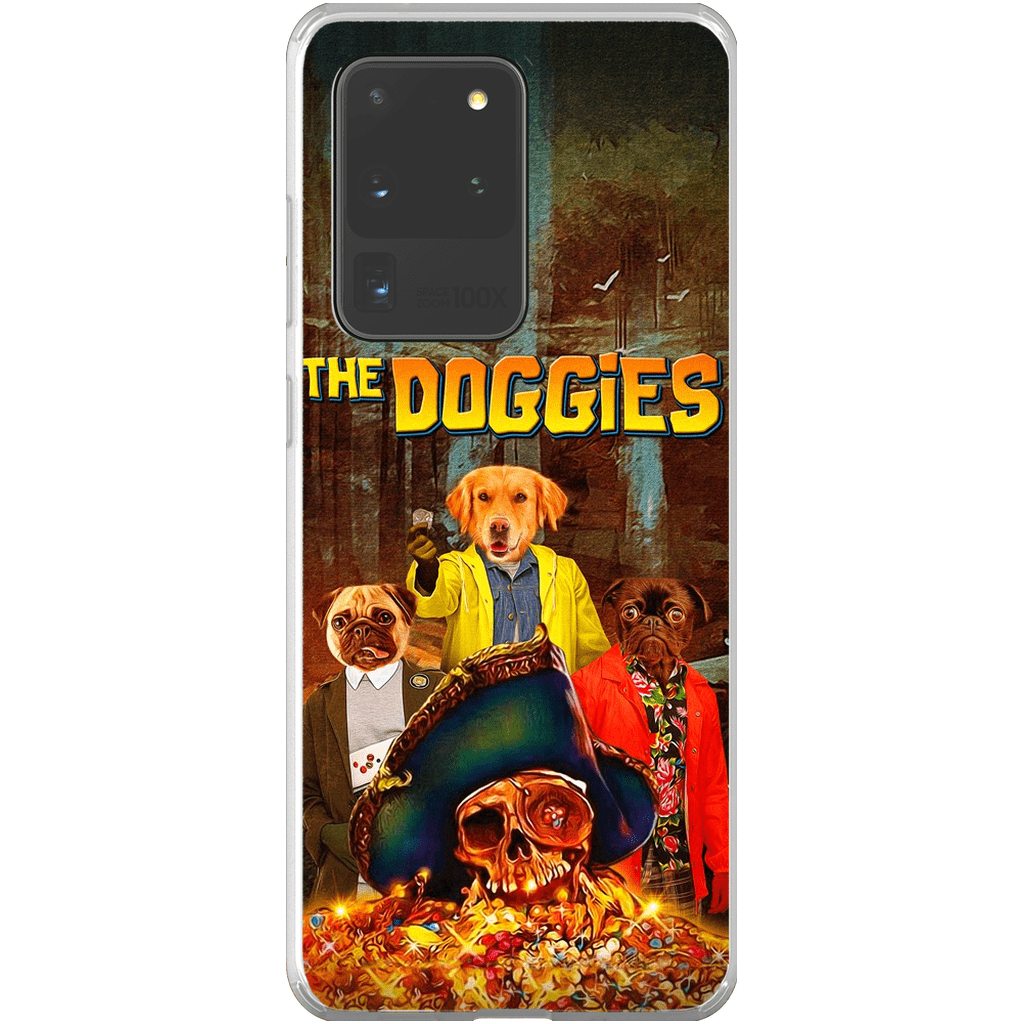 &#39;The Doggies&#39; Funda personalizada para teléfono con 3 mascotas