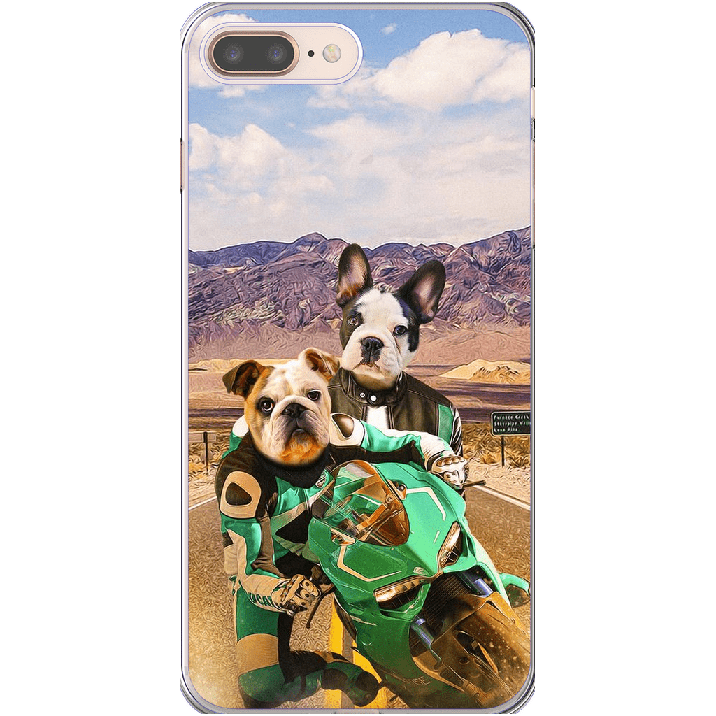 &#39;Kawadawgi Riders&#39; Personalized 2 Pet Phone Case