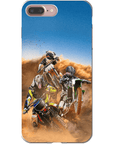 'The Motocross Riders' Personalized 3 Pet Phone Case