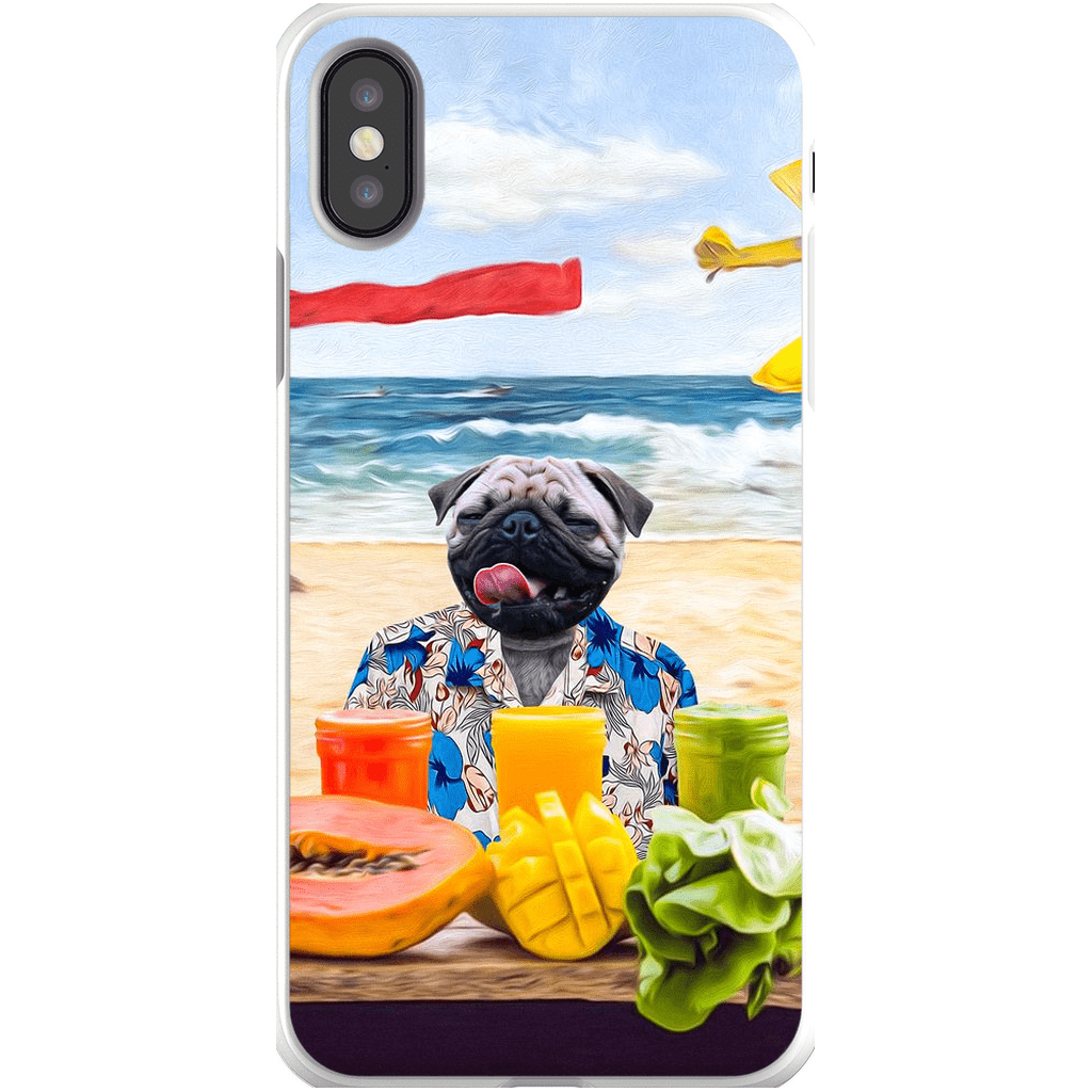 &#39;The Beach Dog&#39; Personalized Phone Case