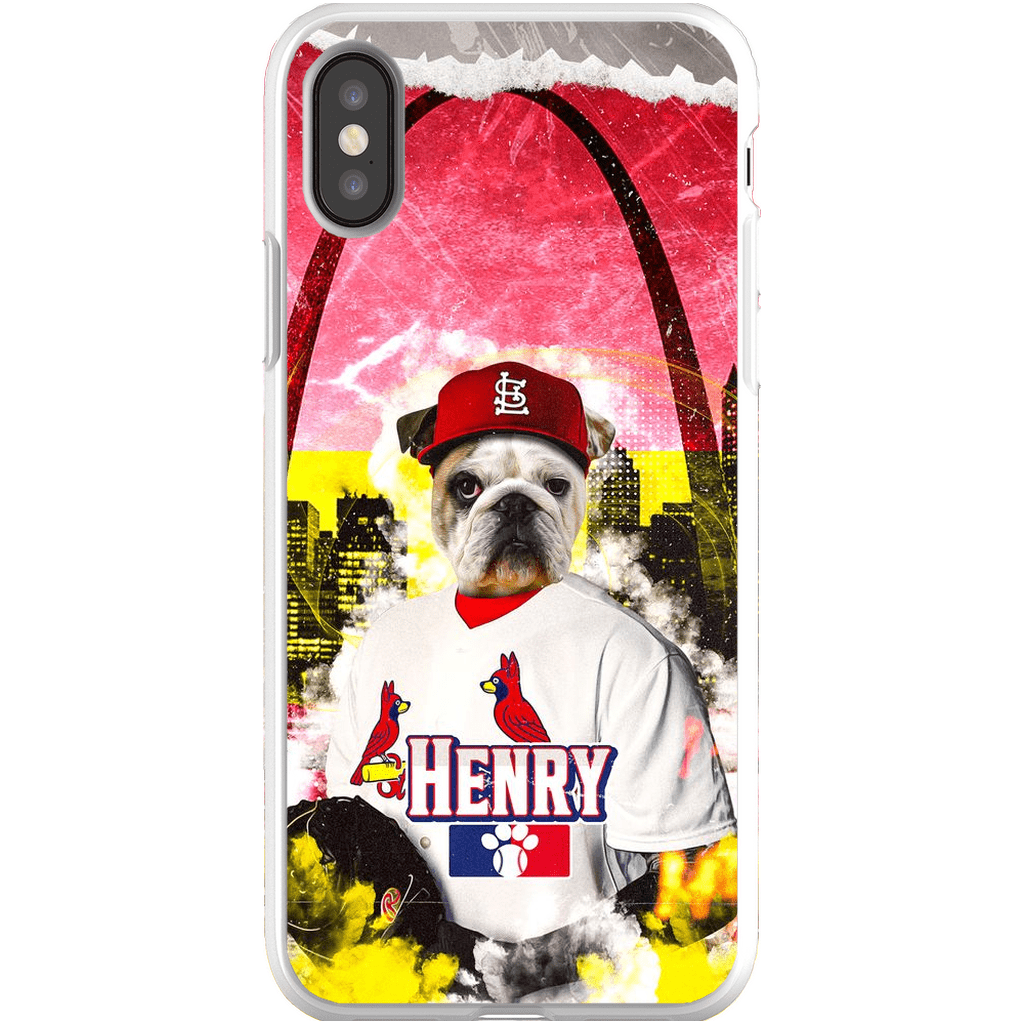 &#39;St. Louis Cardipaws&#39; Personalized Phone Case