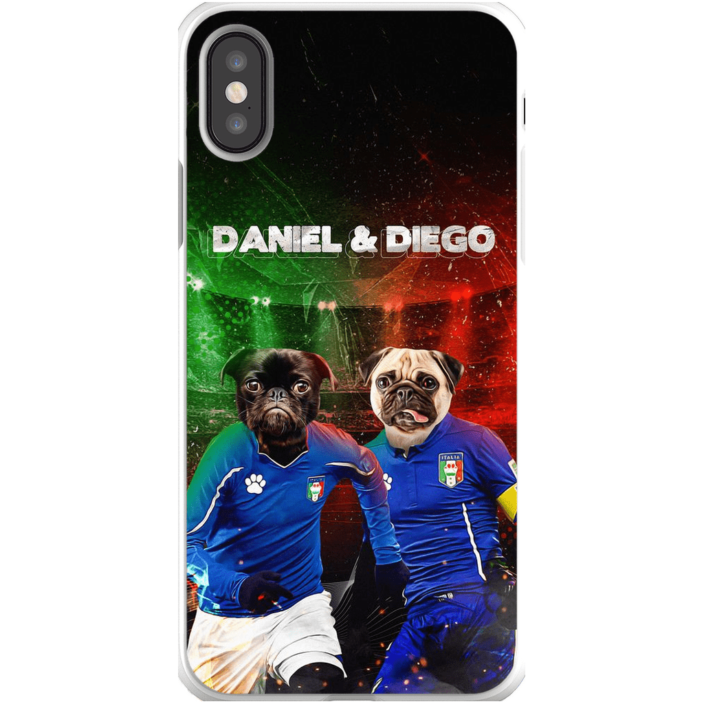 &#39;Italy Doggos&#39; Personalized 2 Pet Phone Case