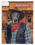 'The Cowboy' Personalized Pet Blanket