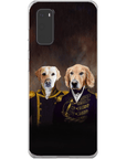 'The Admiral and the Captain' Personalized 2 Pet Phone Case