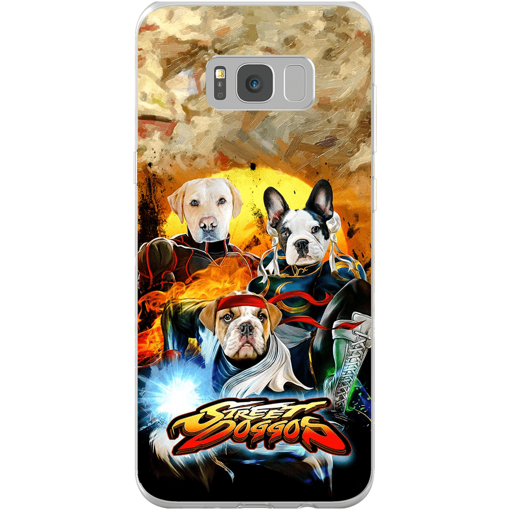 &#39;Street Doggos&#39; Personalized 3 Pet Phone Case