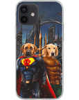 'Superdog & Aquadog' Personalized 2 Pet Phone Case