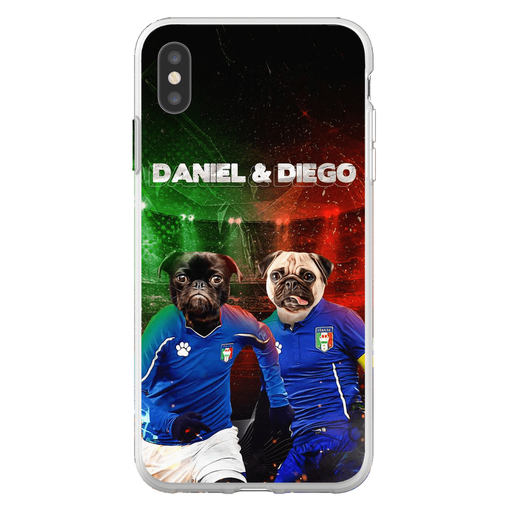 &#39;Italy Doggos&#39; Personalized 2 Pet Phone Case