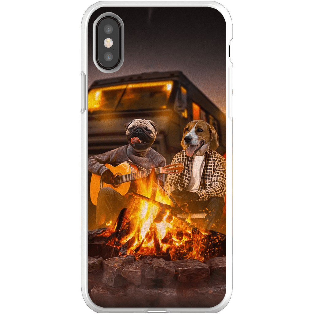 &#39;The Campers&#39; Personalized 2 Pet Phone Case