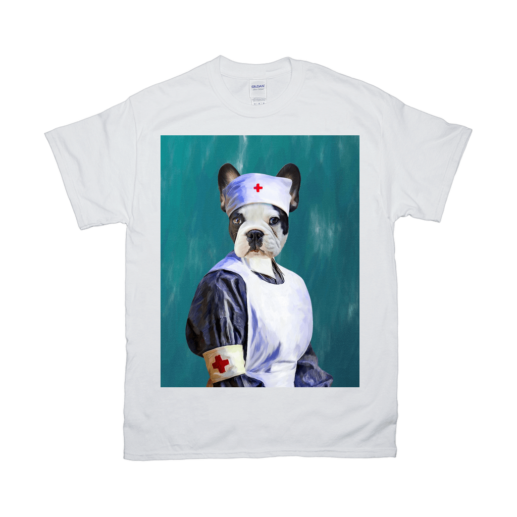 Camiseta personalizada para mascotas &#39;La enfermera&#39; 