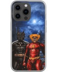 'Batdog & Flash Doggo' Personalized 2 Pet Phone Case