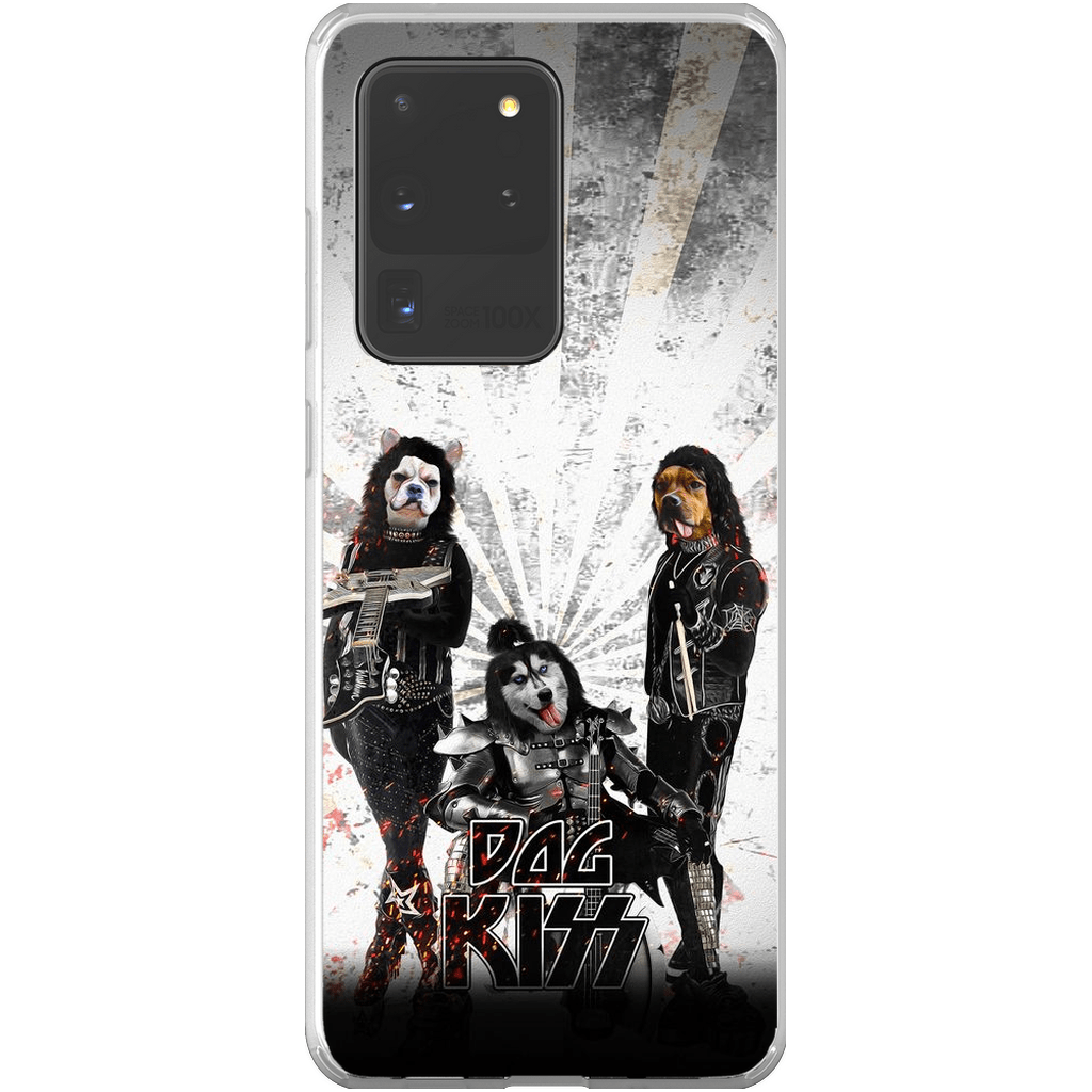 Funda personalizada para teléfono con 3 mascotas &#39;Kiss Doggos&#39;