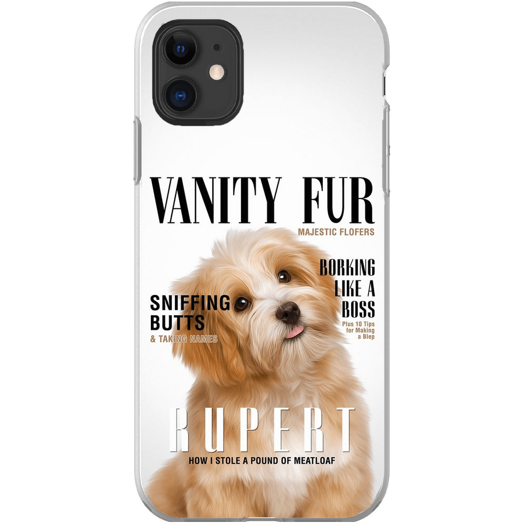 &#39;Vanity Fur&#39; Personalized Phone Case