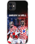 'Croatia Doggos' Personalized 2 Pet Phone Case