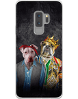 Funda personalizada para teléfono con 2 mascotas '2Paw And Notorious DOG'