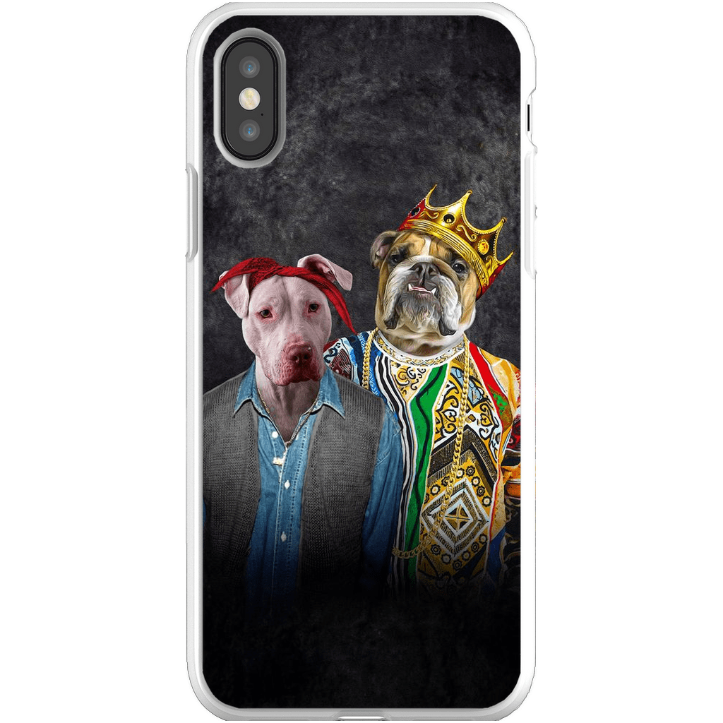 &#39;2Paw And Notorious D.O.G.&#39; Personalized 2 Pet Phone Case