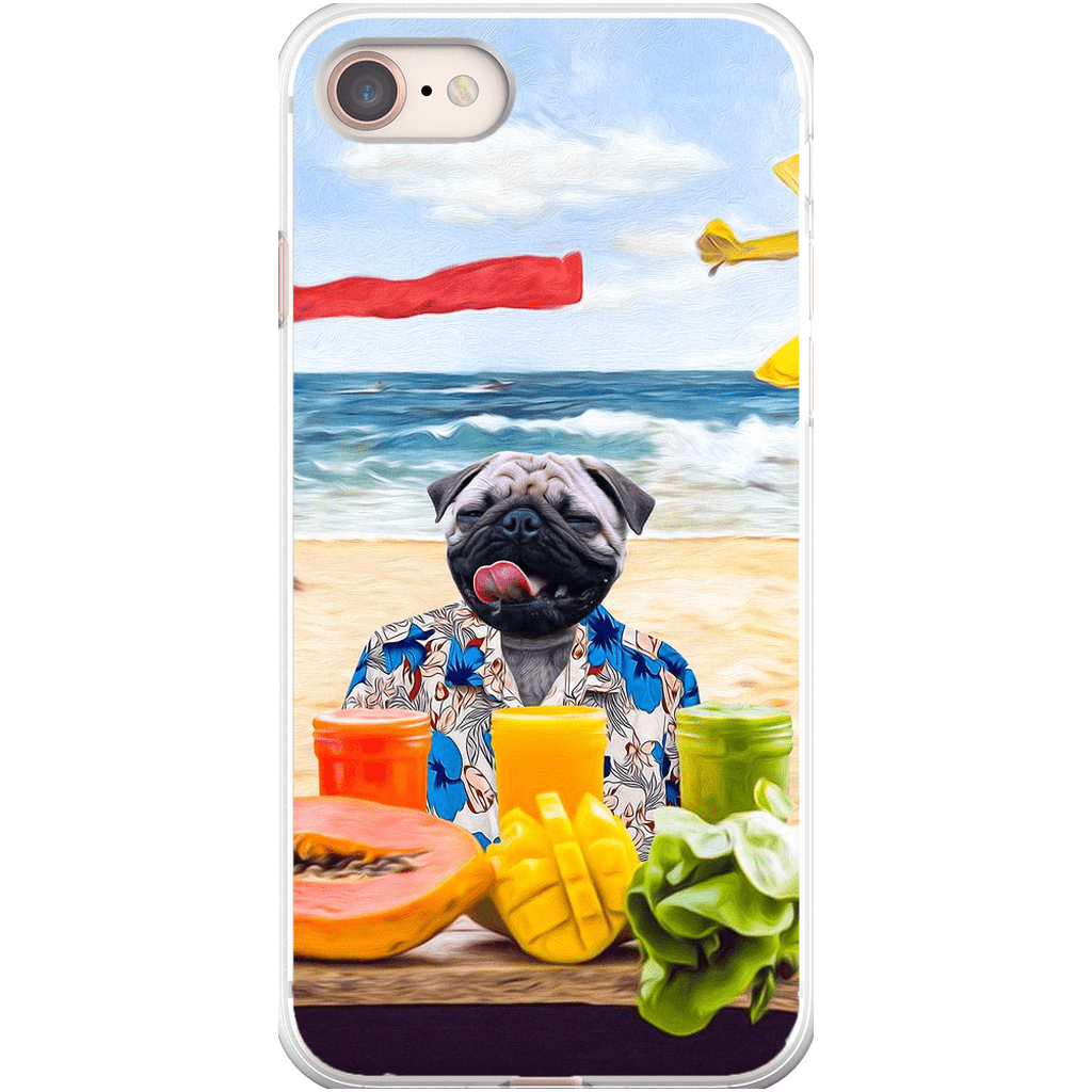 &#39;The Beach Dog&#39; Personalized Phone Case