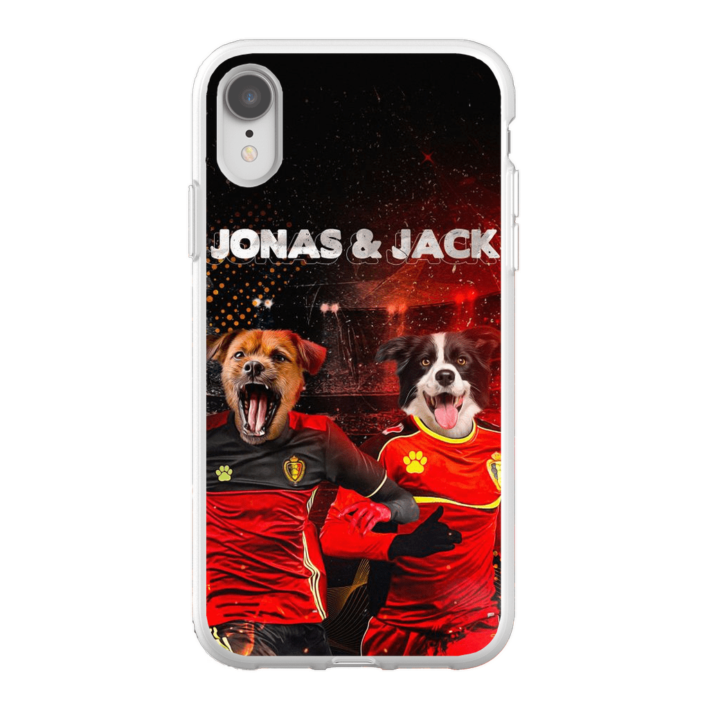 &#39;Belgium Doggos&#39; Personalized 2 Pet Phone Case