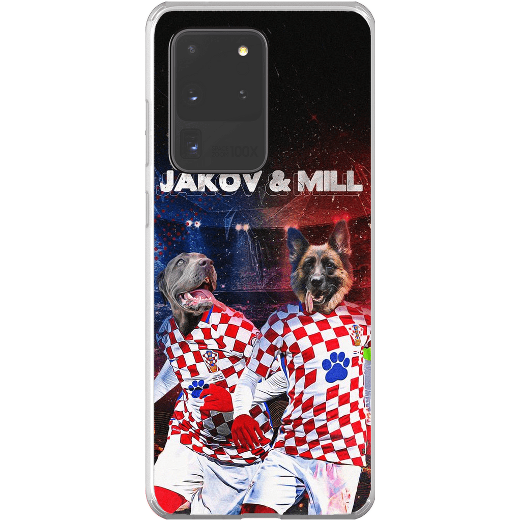 &#39;Croatia Doggos&#39; Personalized 2 Pet Phone Case