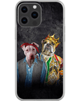 Funda personalizada para teléfono con 2 mascotas '2Paw And Notorious DOG'