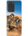 'The Motocross Riders' Personalized 3 Pet Phone Case