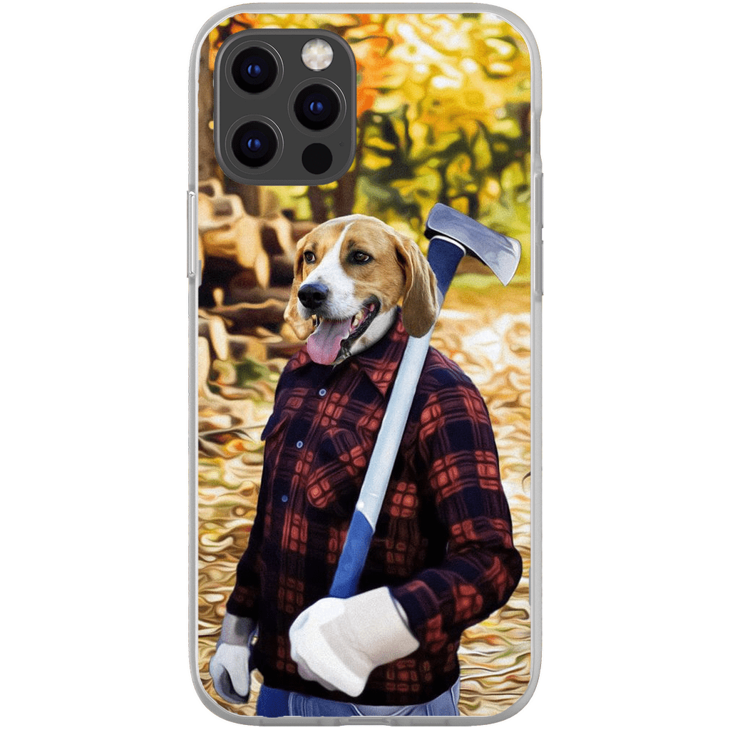 &#39;The Lumberjack&#39; Personalized Phone Case