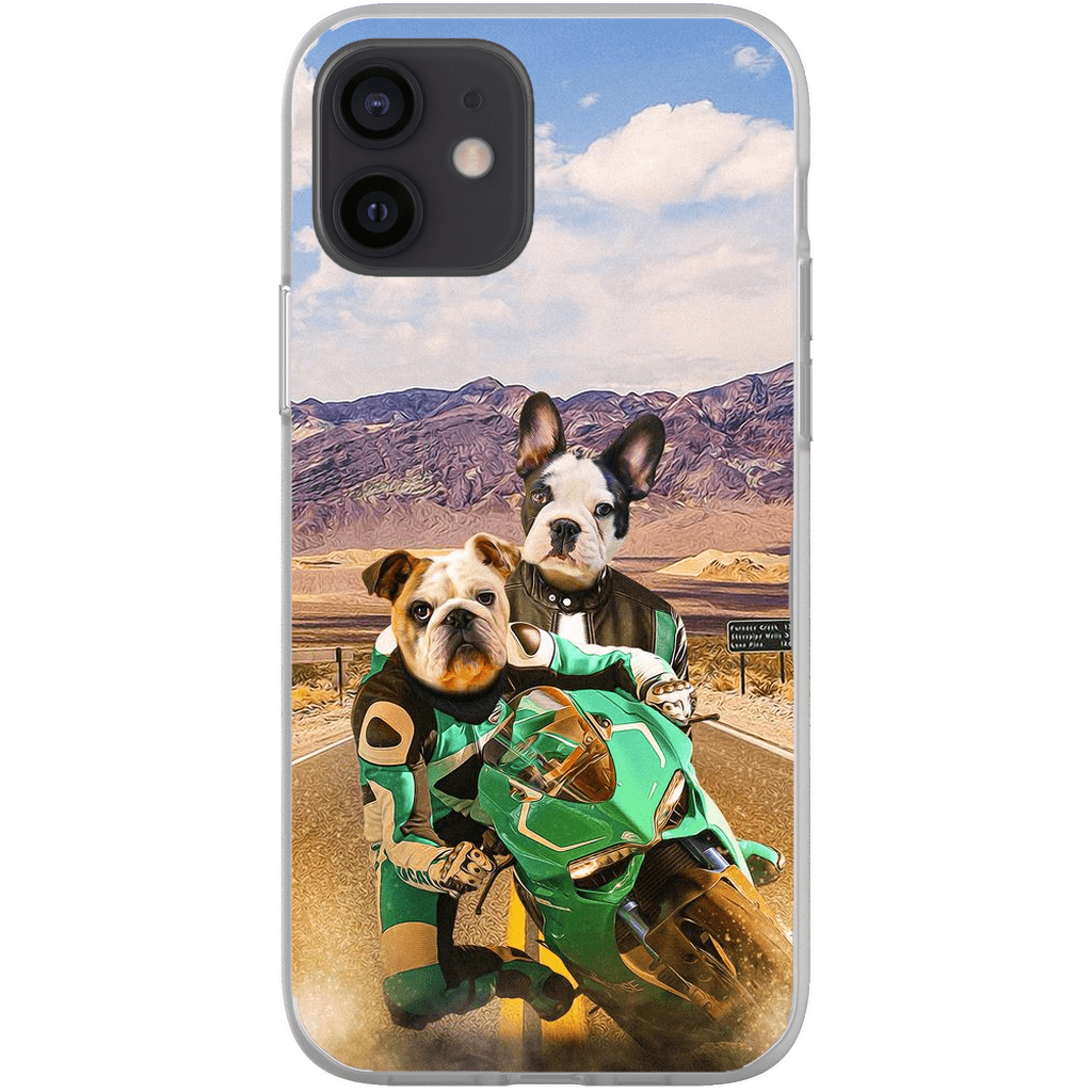 &#39;Kawadawgi Riders&#39; Personalized 2 Pet Phone Case