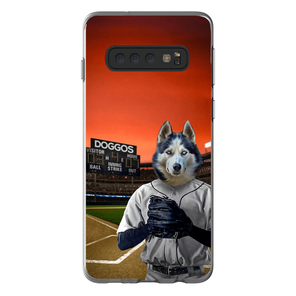 &#39;The Baseball Player&#39; Personalized Phone Case