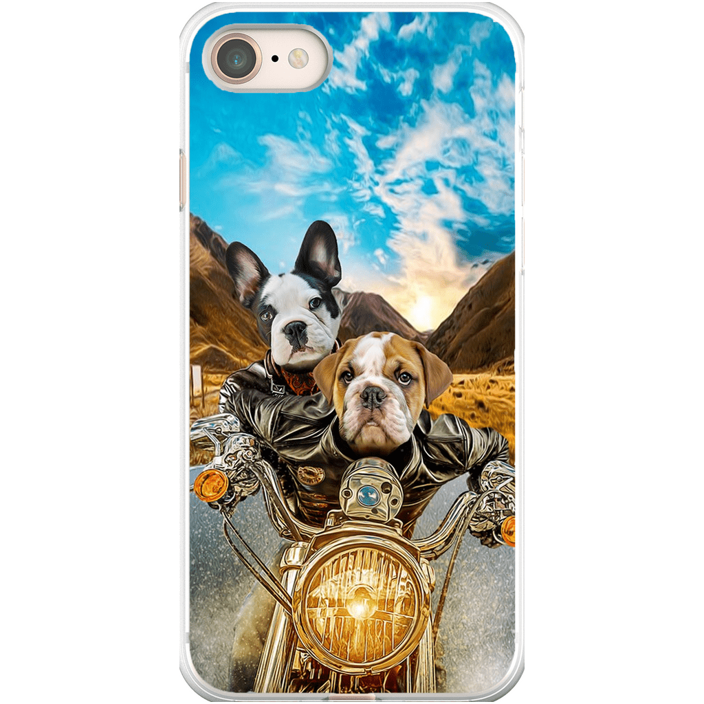 &#39;Harley Wooferson&#39; Funda para Móvil Personalizada con 2 Mascotas