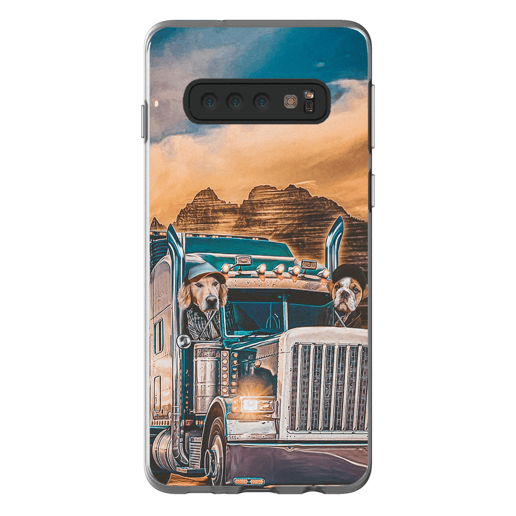 &#39;The Truckers&#39; Personalized 2 Pet Phone Case