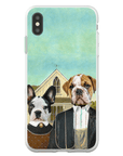 'American Pawthic' Personalized 2 Pet Phone Case