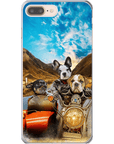 'Harley Wooferson' Funda personalizada para teléfono con 3 mascotas