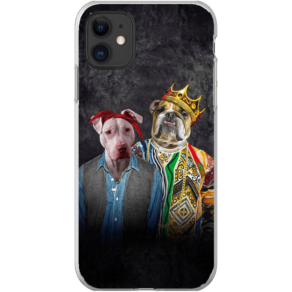 &#39;2Paw And Notorious D.O.G.&#39; Personalized 2 Pet Phone Case