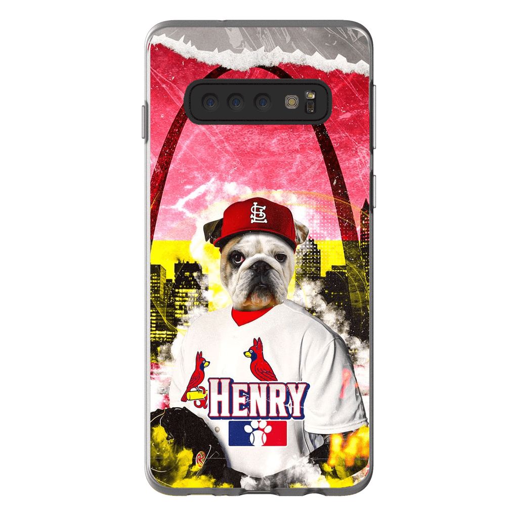 &#39;St. Louis Cardipaws&#39; Personalized Phone Case