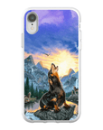 'The Retro Wolf' Personalized Phone Case