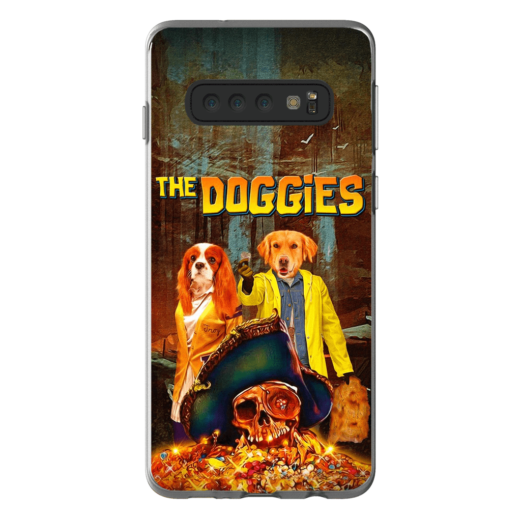 &#39;The Doggies&#39; Personalized 2 Pet Phone Case