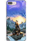 'The Retro Wolf' Personalized Phone Case