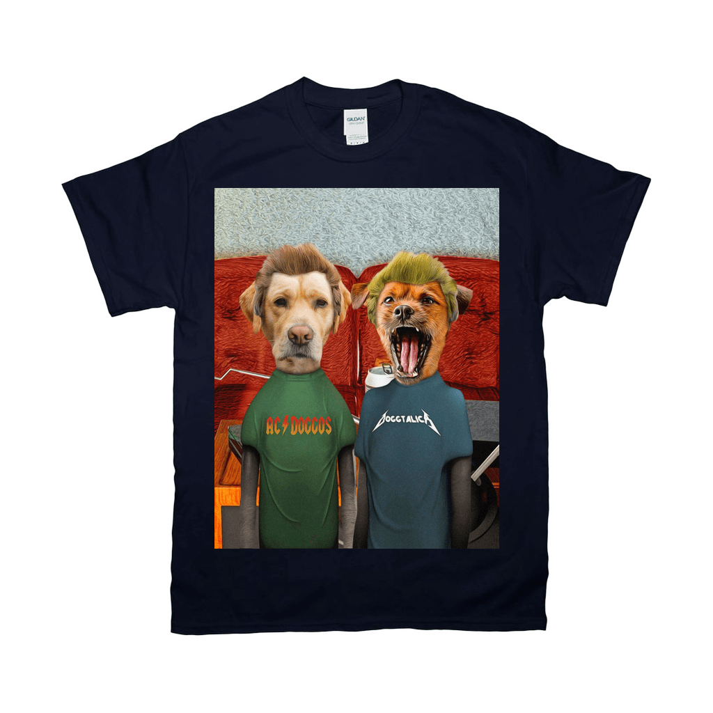 Camiseta personalizada para 2 mascotas &#39;Beavis and Buttsniffer&#39;