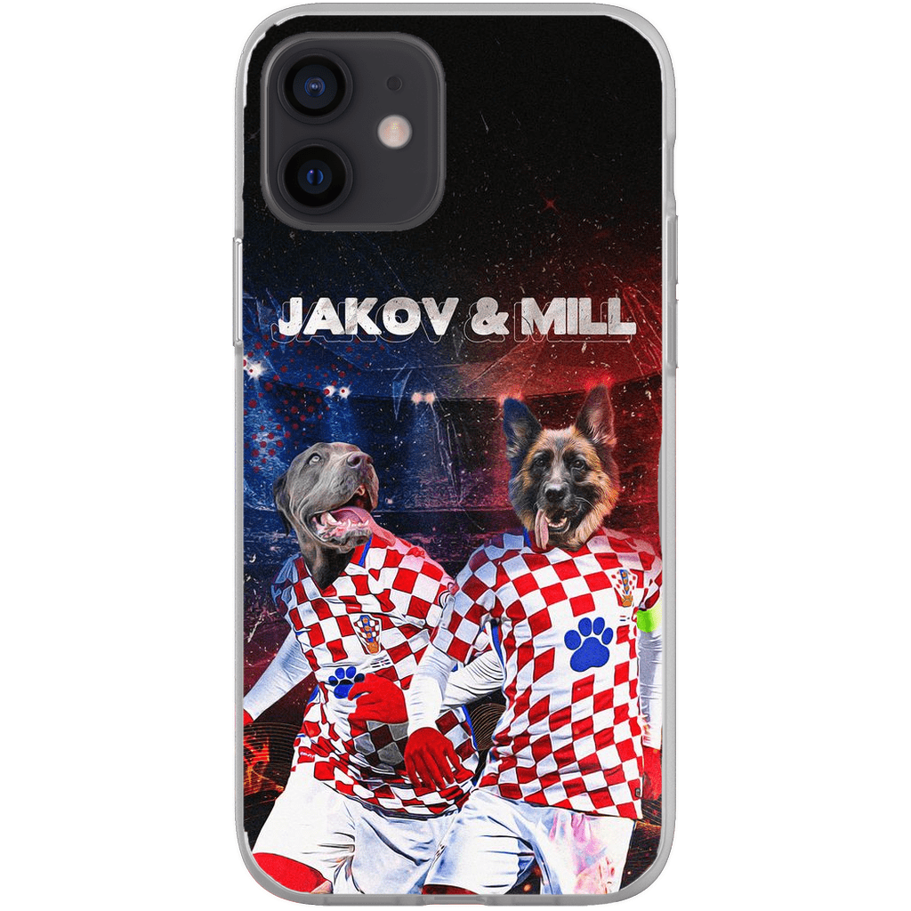 &#39;Croatia Doggos&#39; Personalized 2 Pet Phone Case