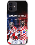 'Croatia Doggos' Personalized 2 Pet Phone Case