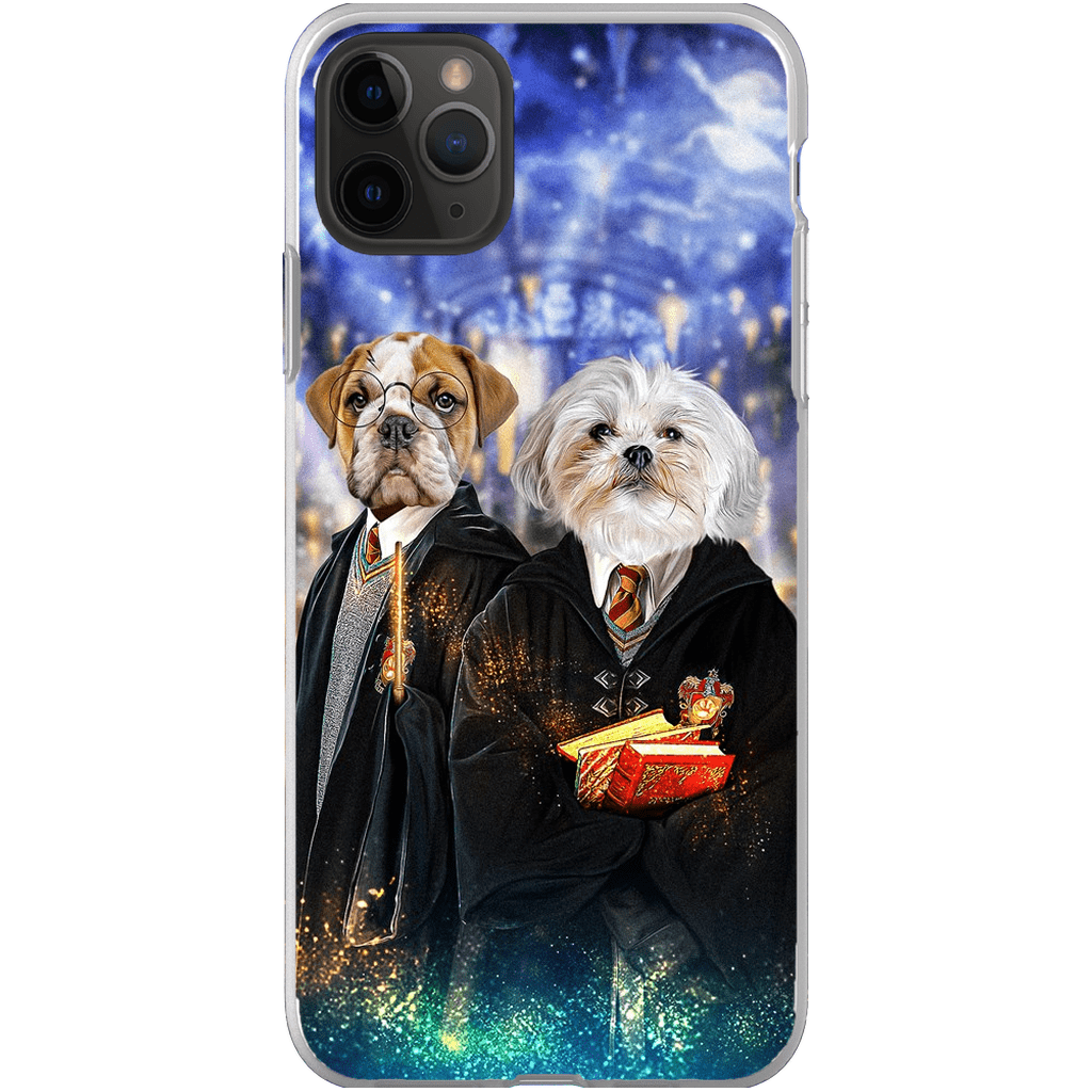 &#39;Harry Doggers 2&#39; Funda personalizada para teléfono con 2 mascotas