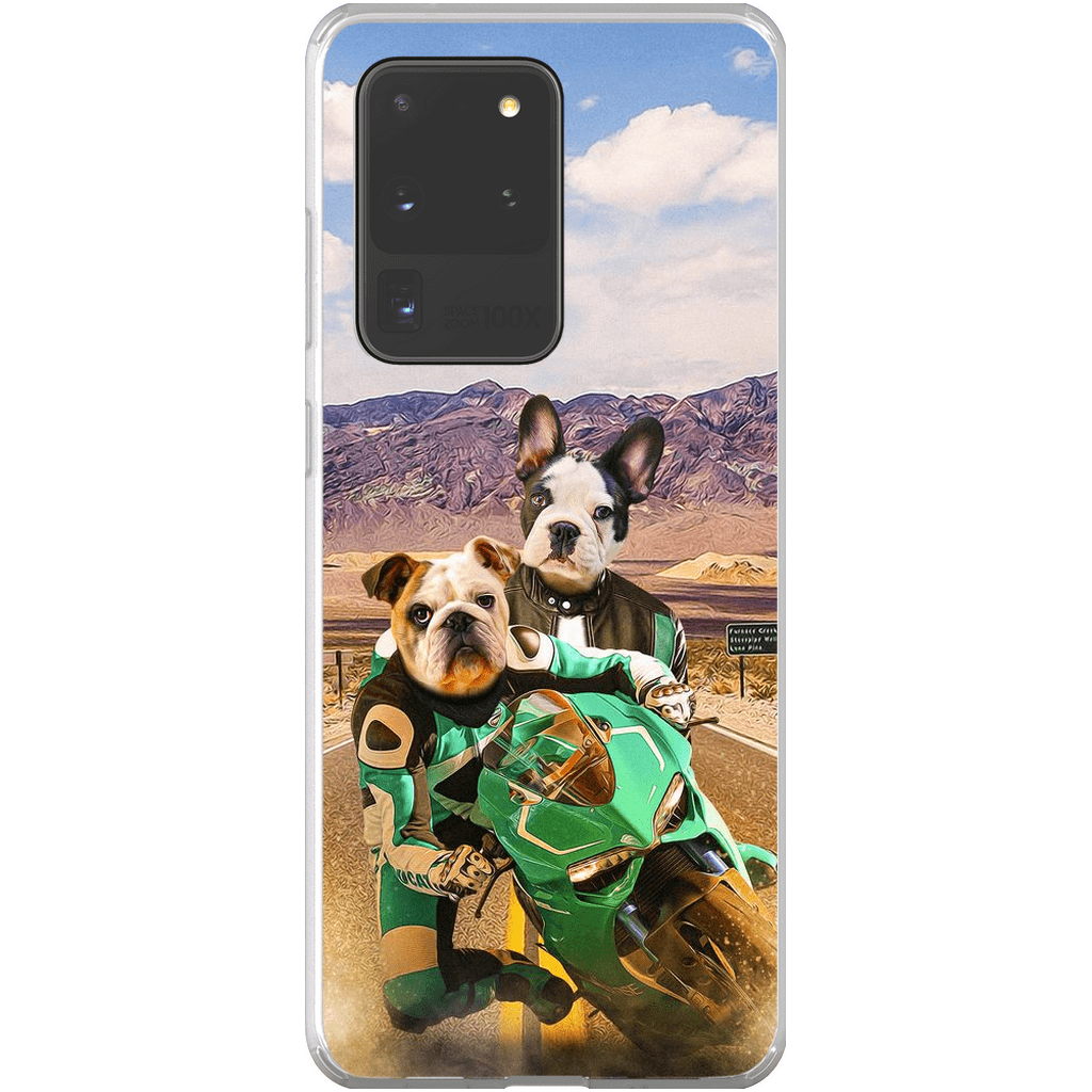 &#39;Kawadawgi Riders&#39; Personalized 2 Pet Phone Case