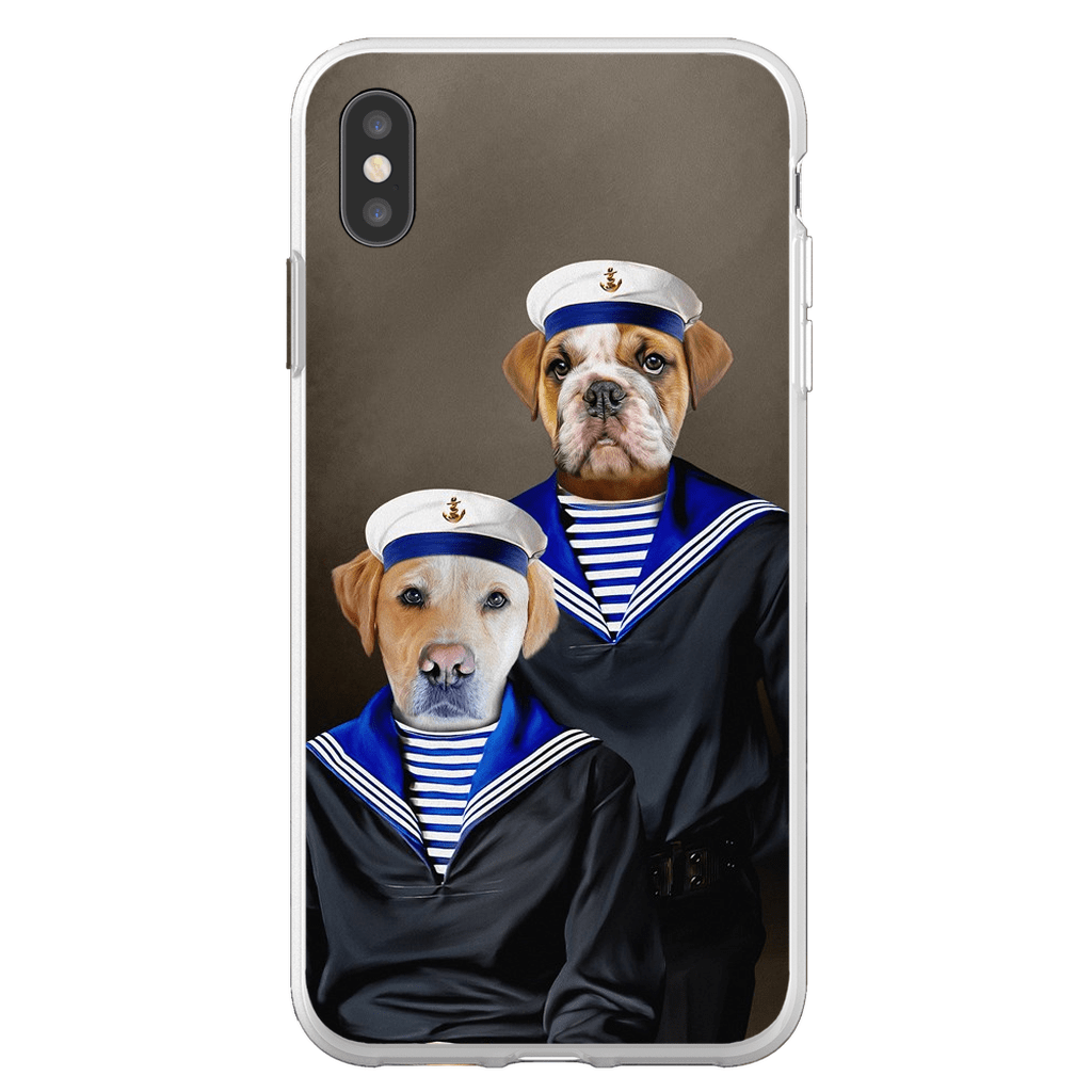 &#39;The Sailors&#39; Personalized 2 Pet Phone Case