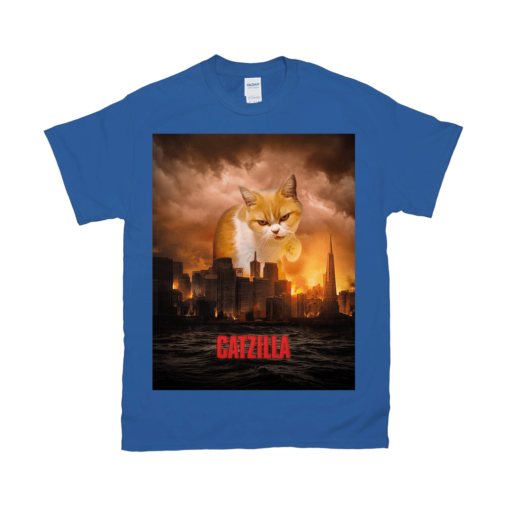 Camiseta personalizada para mascotas &#39;Catzilla&#39;