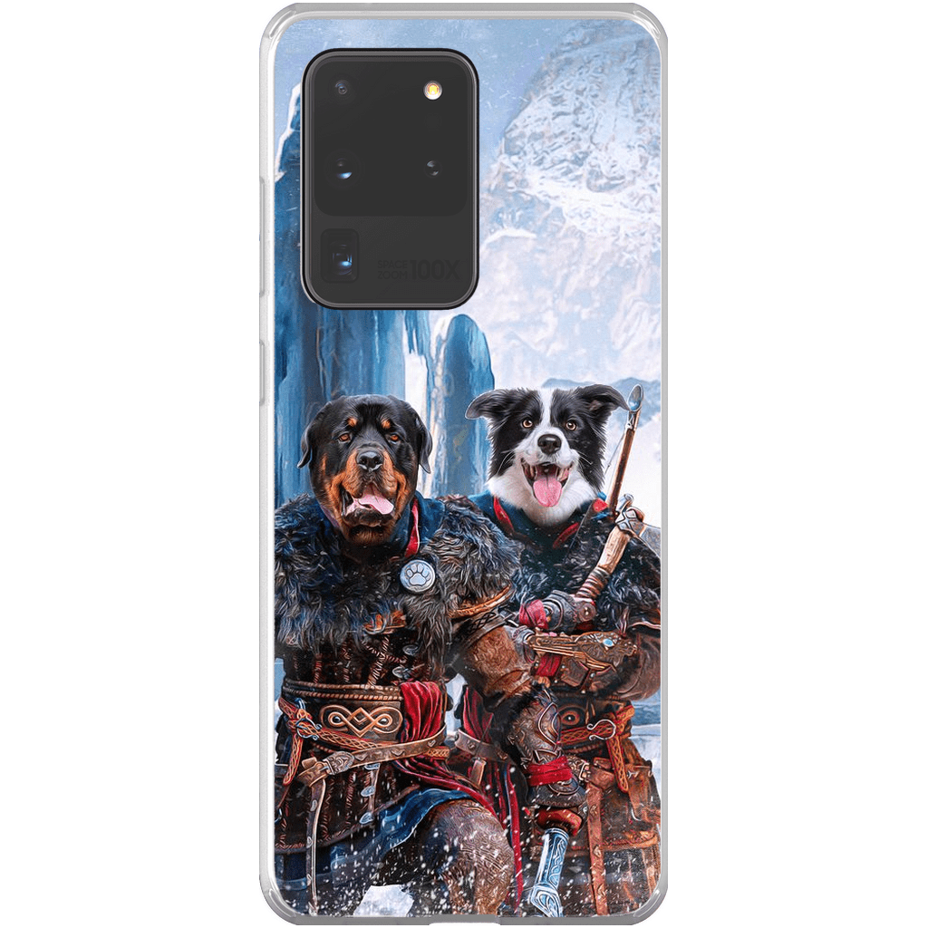 &#39;The Viking Warriors&#39; Personalized 2 Pet Phone Case