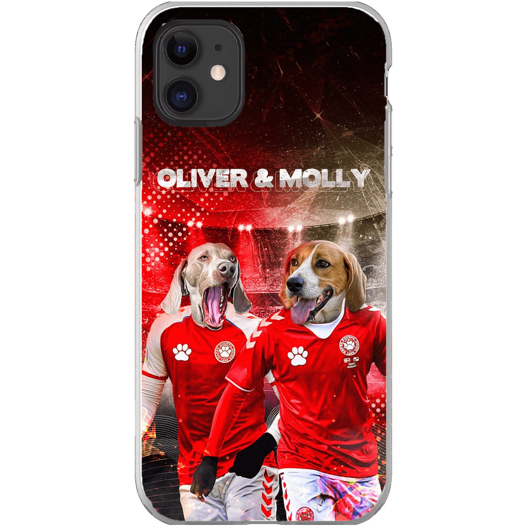 &#39;Denmark Doggos&#39; Personalized 2 Pet Phone Case