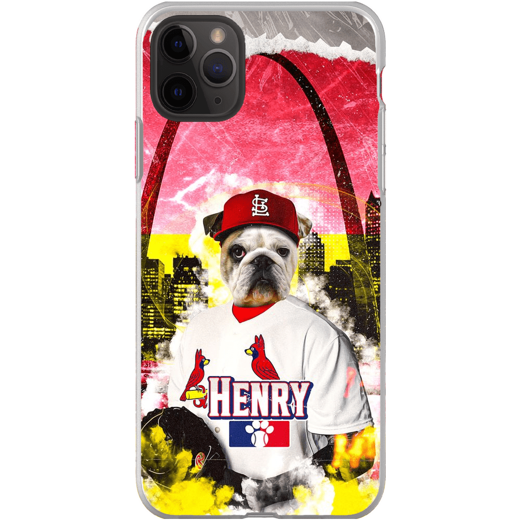 &#39;St. Louis Cardipaws&#39; Personalized Phone Case