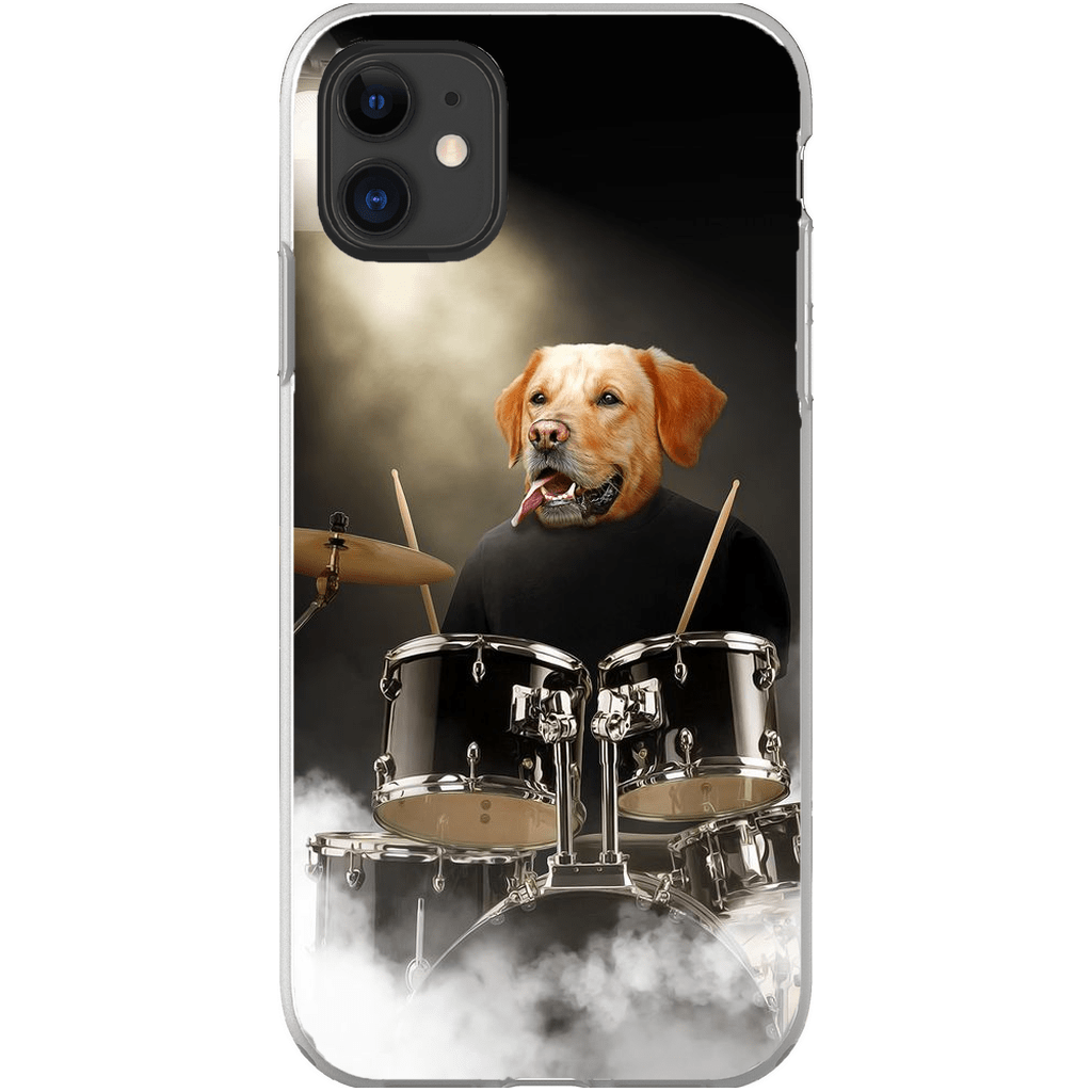 &#39;The Drummer&#39; Personalized Phone Case