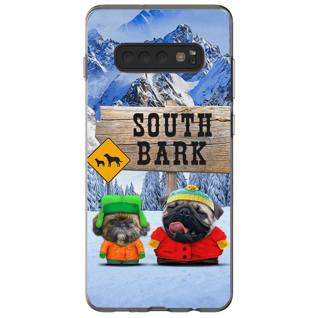 &#39;South Bark&#39; Personalized 2 Pet Phone Case